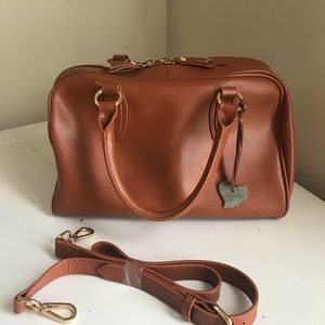 Cuore & Pelle
Celeste Cognac Leather Satchel Bag